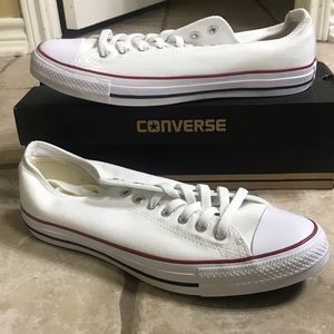 Men’s white converse